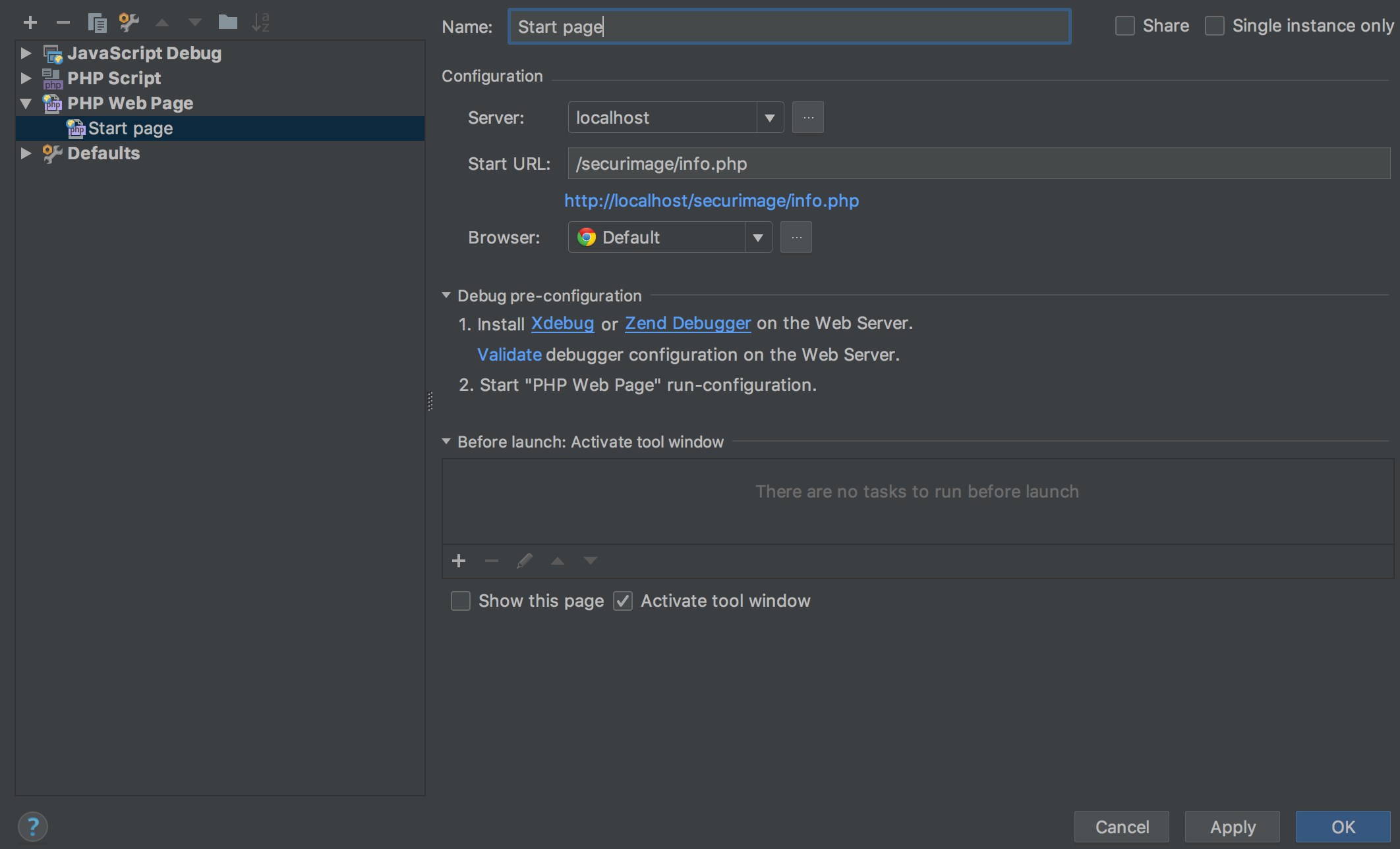 phpstorm php web page setup.png